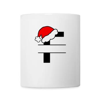 Christmas Alphabet Letter F to Personalise - Mug - white - Front