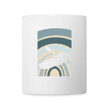 Paddeln Kajak - Tasse - Weiß - Vorne