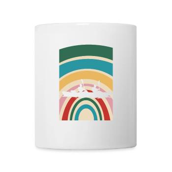 Kajak Rudern Paddeln - Tasse - Weiß - Vorne