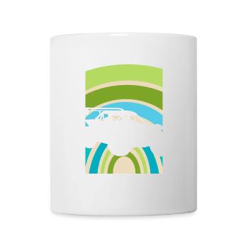 Autocross Sports Car Racing Car - Mug - white - Front