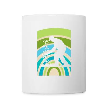 Horticulture de jardin de fleurs - Mug blanc - blanc - Devant