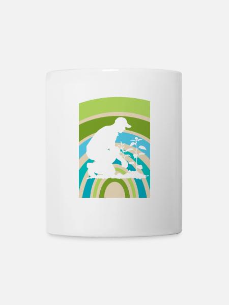 Jardinage Jardin de fleurs - Mug blanc - blanc