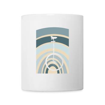 Unicycling Pedals Bicycle - Mug - white - Front