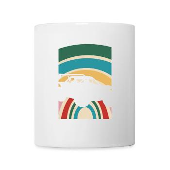Auto Rennwagen - Tasse - Weiß - Vorne