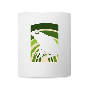 Frosch Quark Laubfrosch - Tasse - Weiß - Vorne