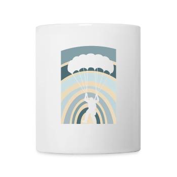 Parapente Parachutisme Parachutisme - Mug blanc - blanc - Devant
