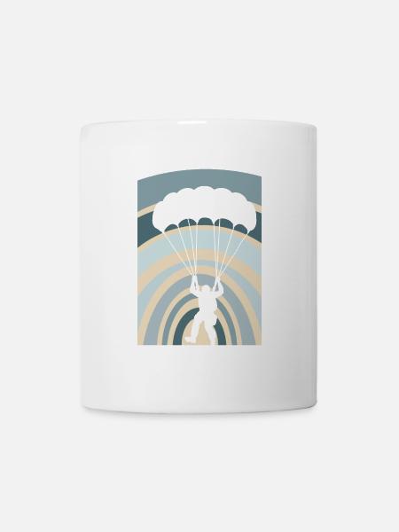 Parapente Parachutisme Parachutisme - Mug blanc - blanc