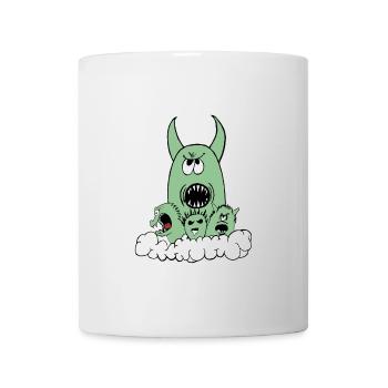 Niedliche, aber furchterregende Monster-Crew - Tasse - Weiß - Vorne