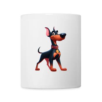 Dobermann 3 - Tasse - Weiß - Vorne