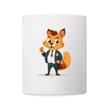 Banquier Écureuil - Mug blanc - blanc - Devant
