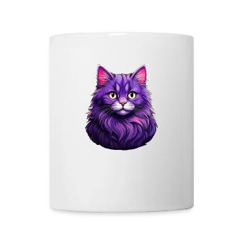 Cat Modern Design Purple - Mug - white - Front
