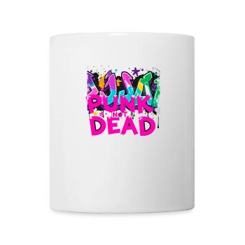 punk is not dead ,letters ,graffiti,typo - Mug - white - Front