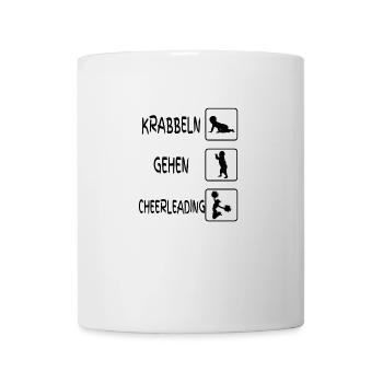 Baby gift cheerleading - Mug - white - Front
