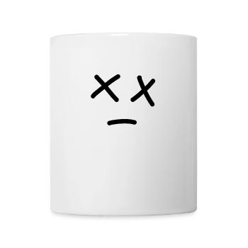 Smiley traurig X( - Tasse - Weiß - Vorne