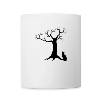 Chat chat arbre chats - Mug blanc - blanc - Devant