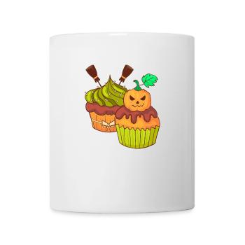 gâteau aux gâteaux halloween - Mug blanc - blanc - Devant
