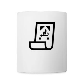 Pfand Bon Icon - Tasse - Weiß - Vorne