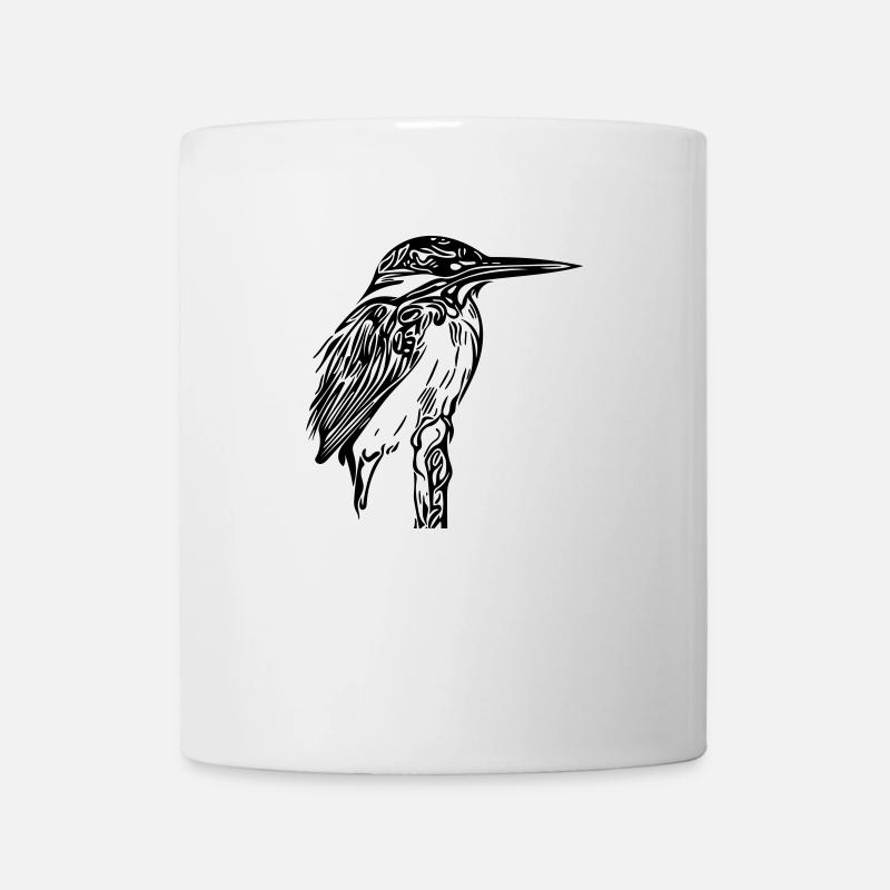 martin-pêcheur - Mug blanc - blanc