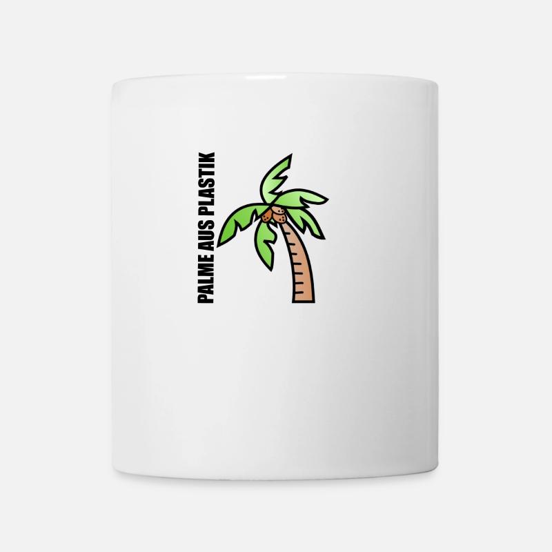 PALM OF PLASTIC - Mug - white
