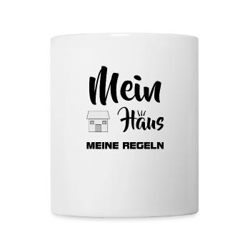 Chef - Ma maison Mes règles - Mug blanc - blanc - Devant