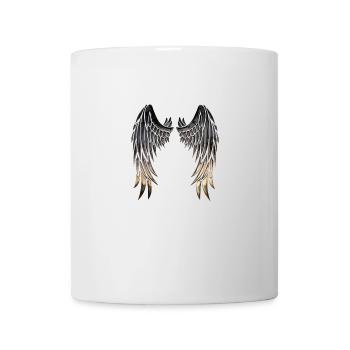 Ailes en or - Mug blanc - blanc - Devant