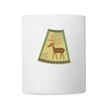 Reh - Tasse - Weiß - Vorne
