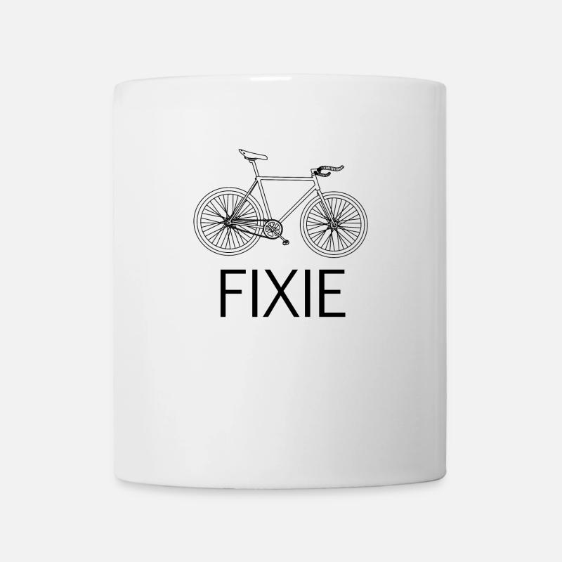 Vélo Fixie - Mug blanc - blanc