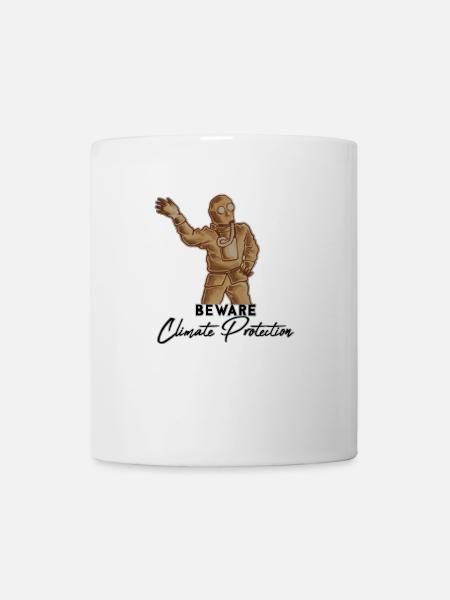 Beware - Climate Protection - Tasse - Weiß