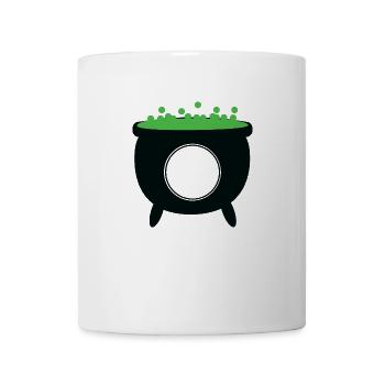 Witches Cauldron Monogram - Mug - white - Front