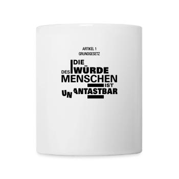 Un touchable - Mug - white - Front