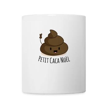 Petit caca Noël - Mug blanc - blanc - Devant