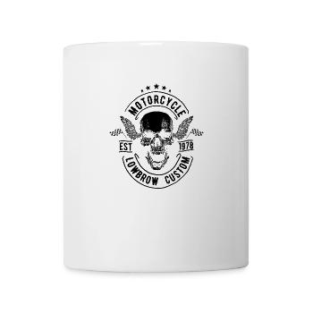 Chopper Motorcycle - Mug - white - Front