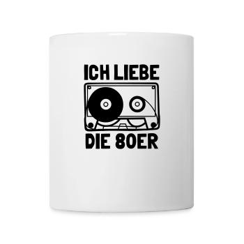 80 s - Mug - white - Front