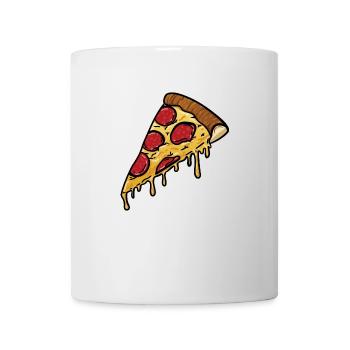 Pizza Tshirt - Mug - white - Front