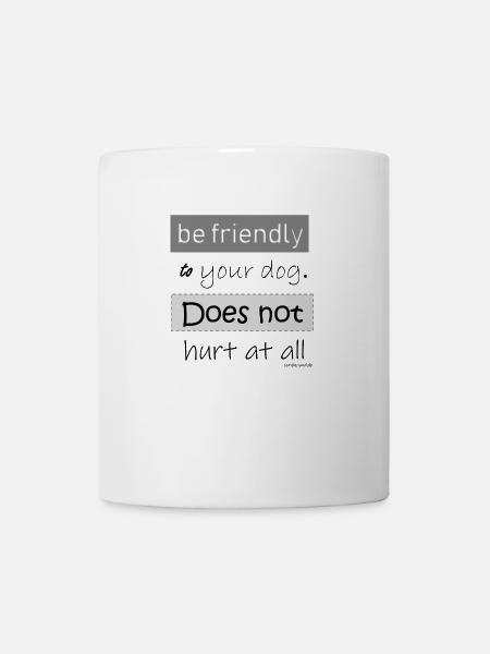 be friendly 2 - Mug blanc - blanc