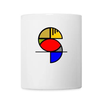 Abstract parrot - Mug - white - Front