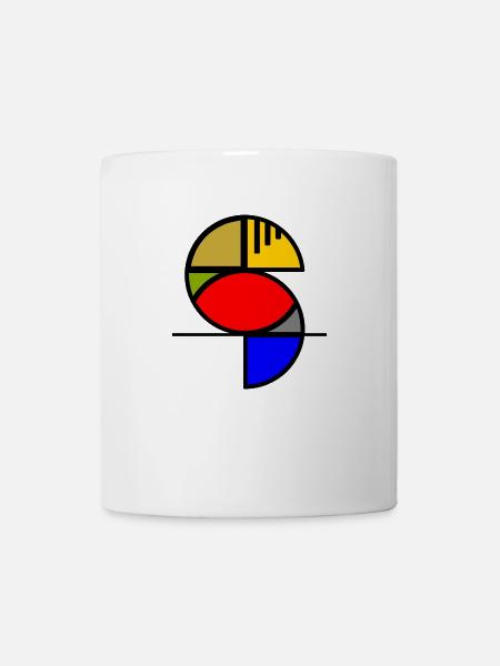 Abstract parrot - Mug - white