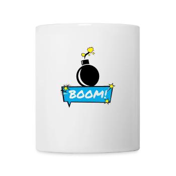 Boom Bomb - Tasse - Weiß - Vorne