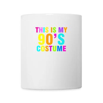 This is my 90s retro vintage 90s costume - Mug - white - Front