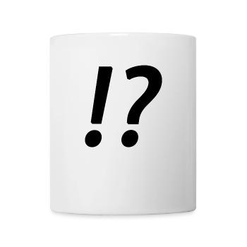 Bitte, was? - Tasse - Weiß - Vorne
