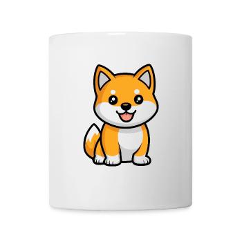 Shiba Inu Dog Cute - Mug - white - Front