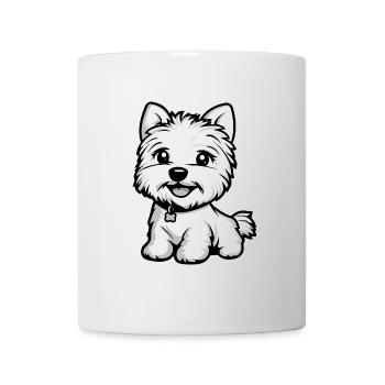 West Highland Terrier Dog Cute - Mug - white - Front