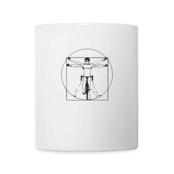 Vélo de route pour cycliste Da Vinci Bike Bike - Mug blanc - blanc - Devant