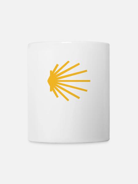 Jakobsmuschel II - Tasse - Weiß