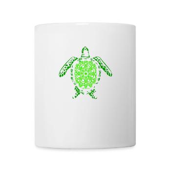Green eyed sea turtle turtle - Mug - white - Front