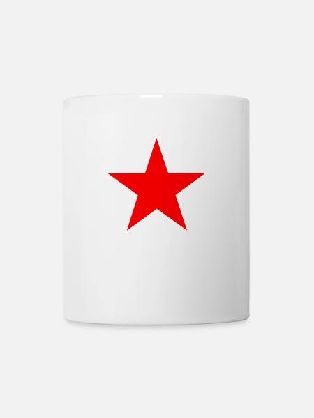 Etoile Rouge - Red Star - Mug blanc - blanc