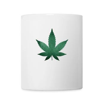 WEED HANFBLATT - Tasse - Weiß - Vorne