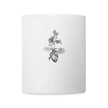 Flower Heart - Mug - white - Front