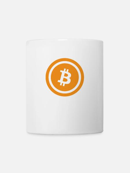 Classic Bitcoin BTC Logo - Tasse - Weiß