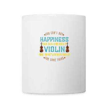 Lustig Geiger Violine Violinist Geige Geschenk - Tasse - Weiß - Vorne